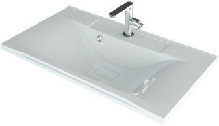 Мебельная раковина Andrea Elen 80 см белый